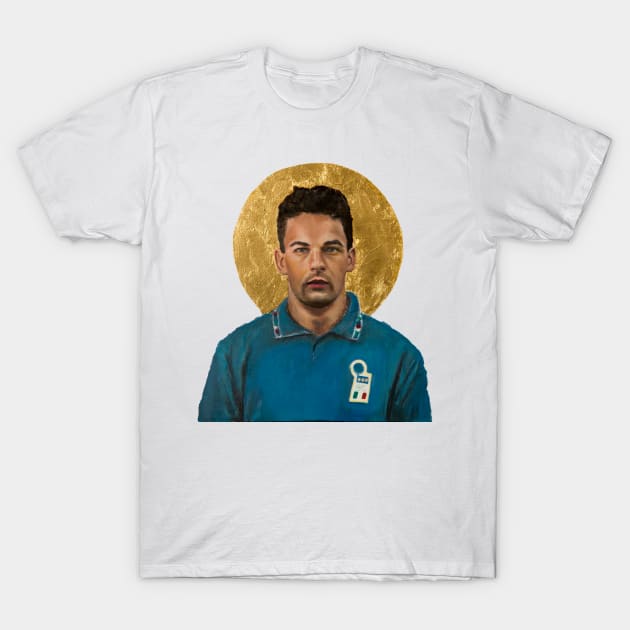 Roberto Baggio - Football Legends T-Shirt by Great-Peoples